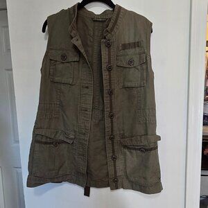 Eddie Bauer Olive green vest